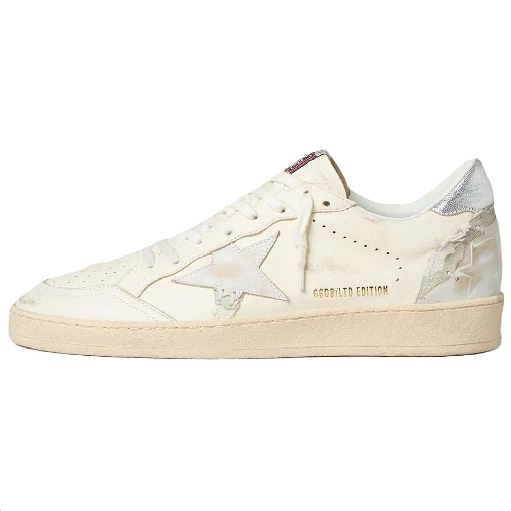 

Golden Goose Низкие кроссовки для скейтбординга Ball Star LTD, белые, мужские