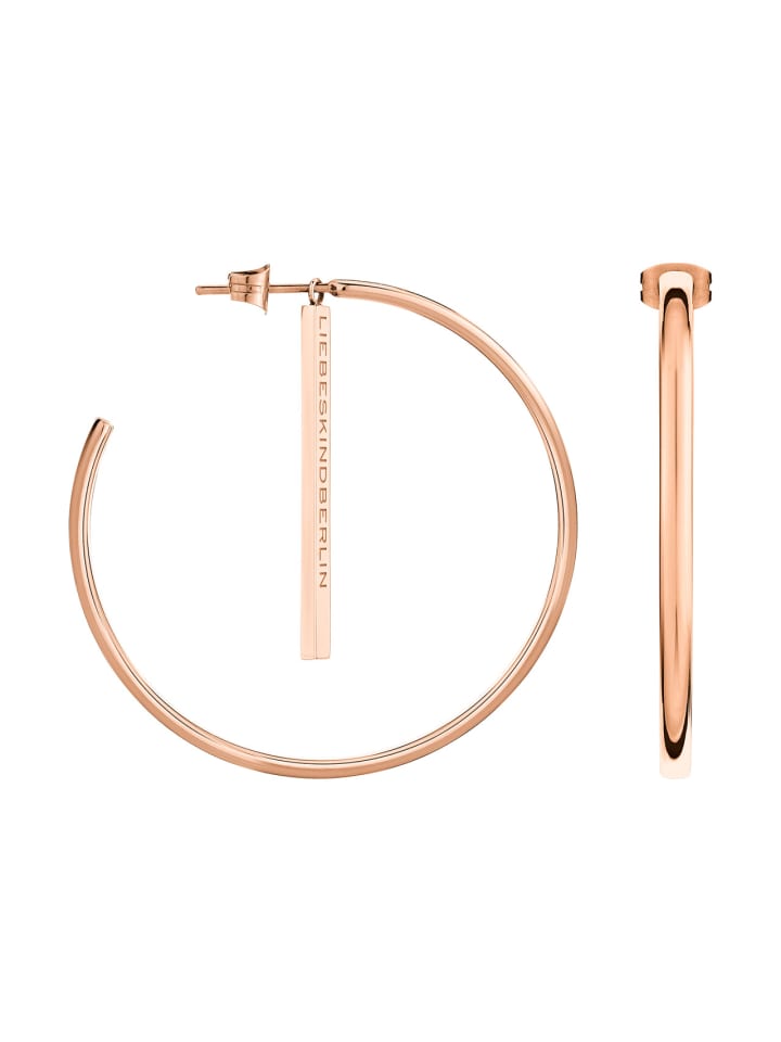 

LIEBESKIND BERLIN Базовые маленькие серьги из розового золота