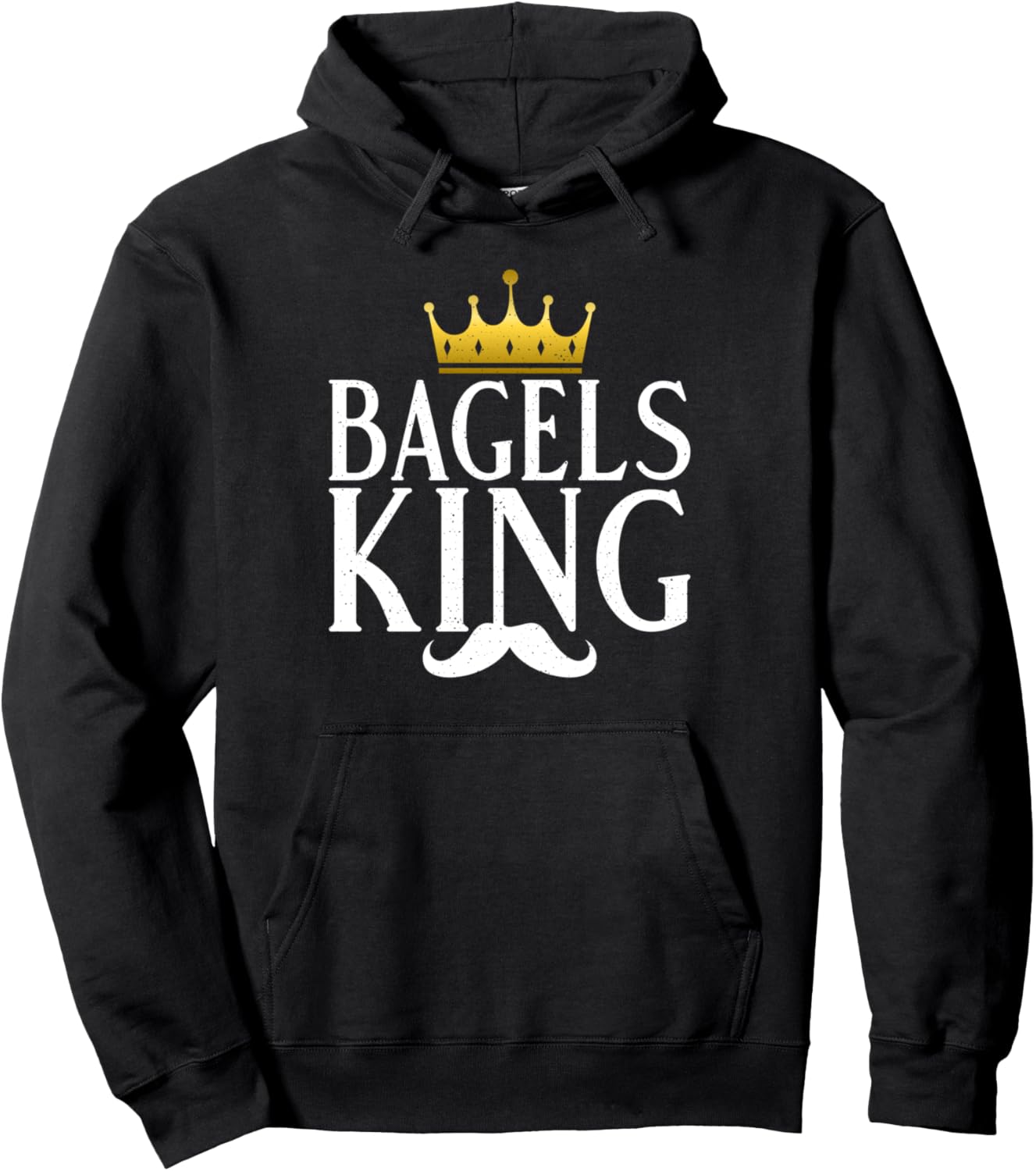 

Забавная толстовка с изображением бублика от Bagel King Bagel Gifts & Bagel Gadget, черный