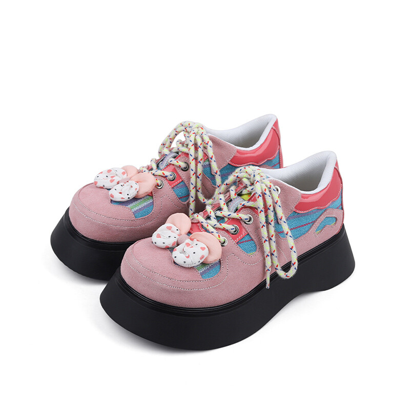 Туфли женские повседневные Women's Casual Shoes Women's Pink/Blue Niuwa Studio — фото 2