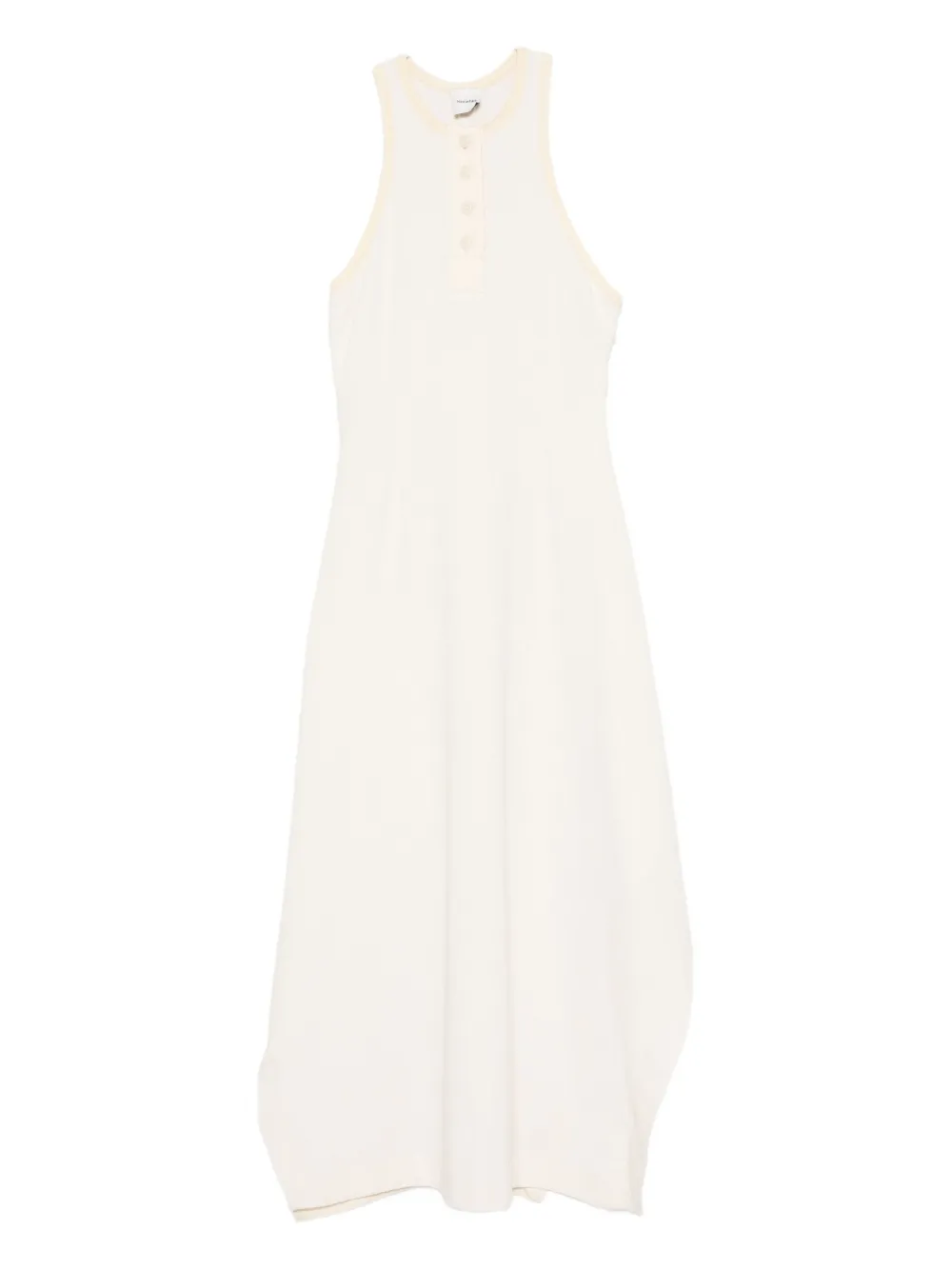 

Платье миди с драпировкой Nanushka, нейтральный