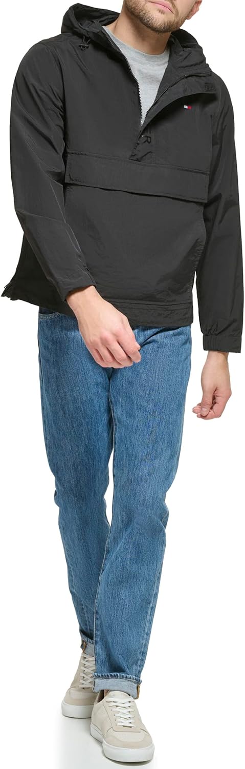 

Мужская легкая толстовка Tommy Hilfiger с логотипом, Black