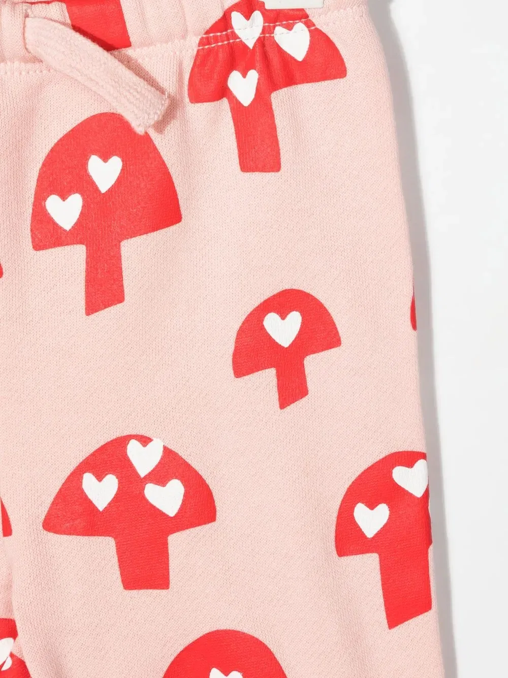 Брюки из органического хлопка с графическим принтом Stella Mccartney Kids, розовый — фото 3