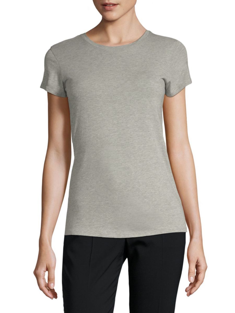 

Футболка для мальчика из хлопковой смеси Vince, цвет Heather Grey