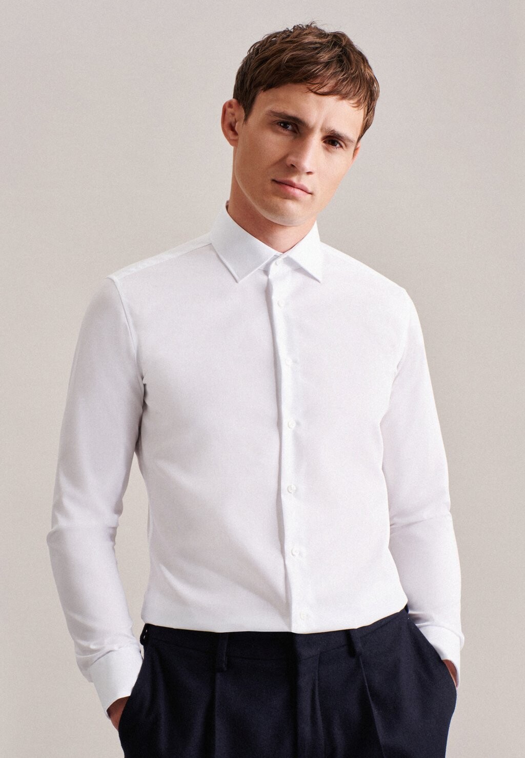 

Классическая рубашка Kent X-Slim Fit Seidensticker, цвет weiss