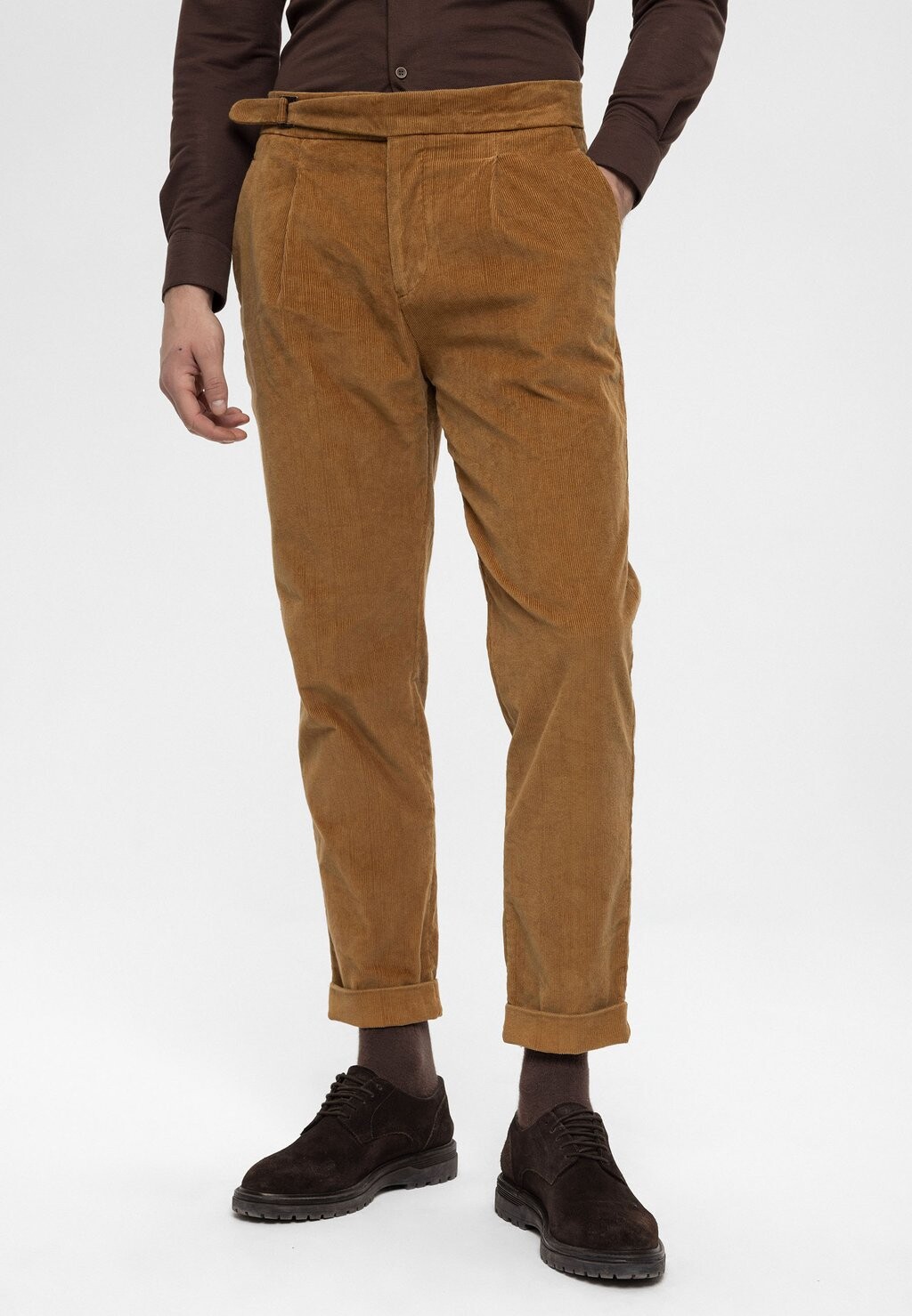 

Брюки High Waist Antioch, цвет light tabac