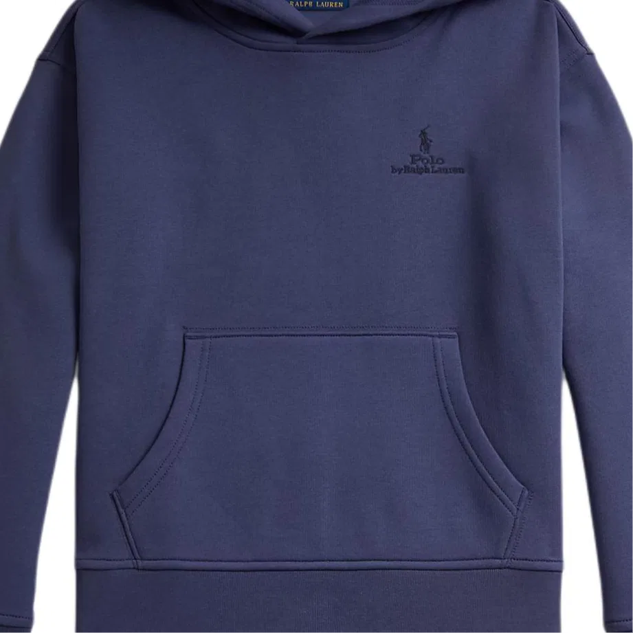 Свитшот свободного кроя Polo Ralph Lauren для детей, голубой — фото 4