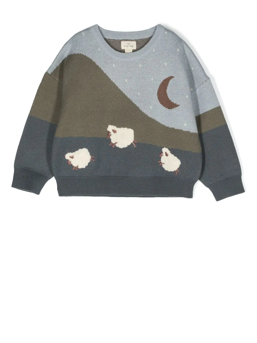 

Свитер с нашивкой Konges Sløjd, синий