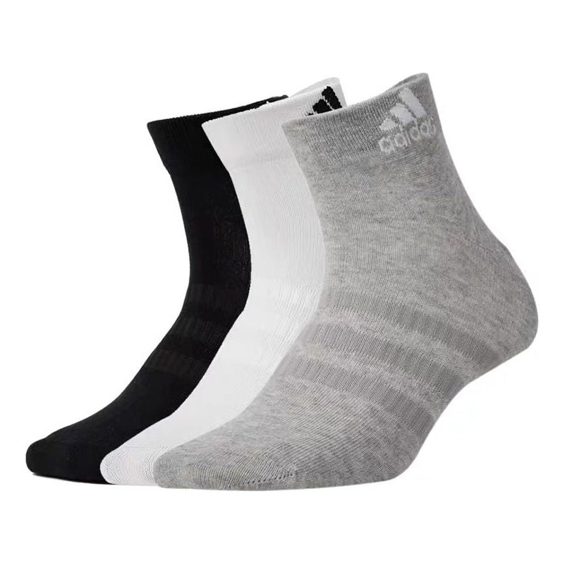 

Носки adidas Breathable Sports Short Basketball Socks Black/White/Grey, серый