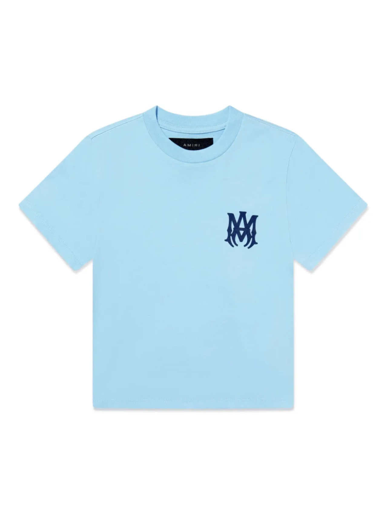 

Футболка с вышитым логотипом AMIRI KIDS, синий