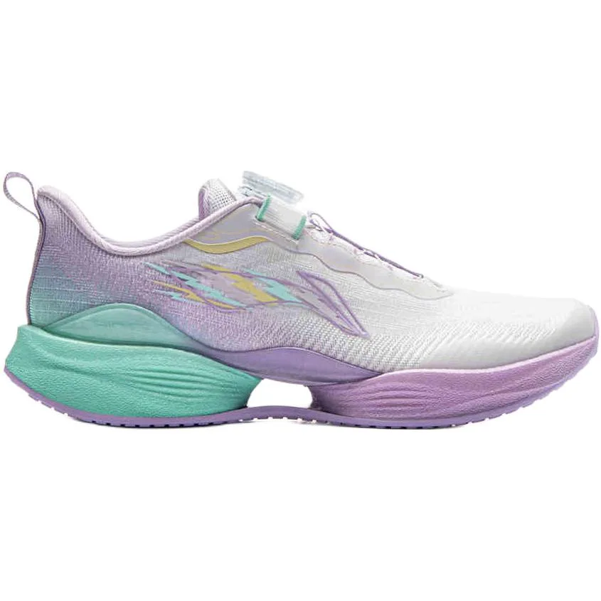YOUNG Беговые кроссовки Li-Ning YOUNG с противоскользящей подошвой, амортизацией и дышащим верхом, низкие, для детей, белый — фото 3