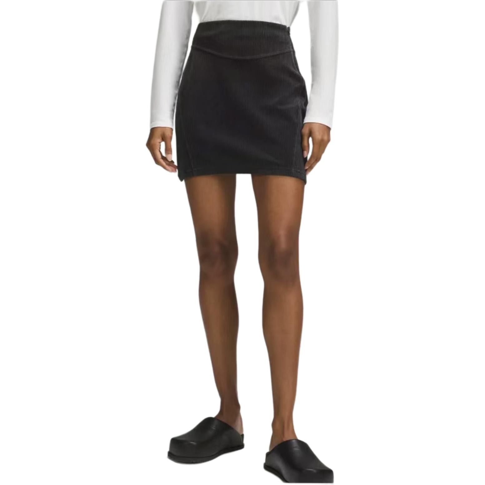 

Женские повседневные короткие юбки Scuba Series Lululemon, черный