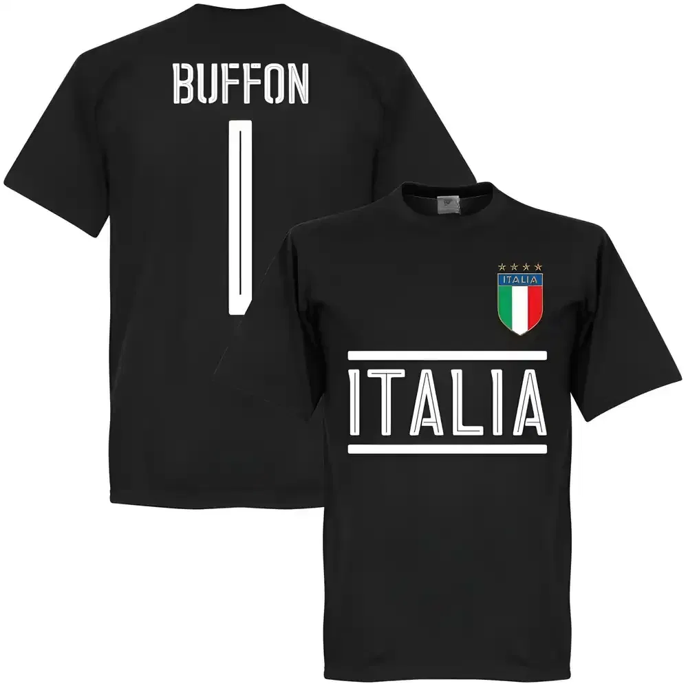 Футболка Buffon Team Italy, черный