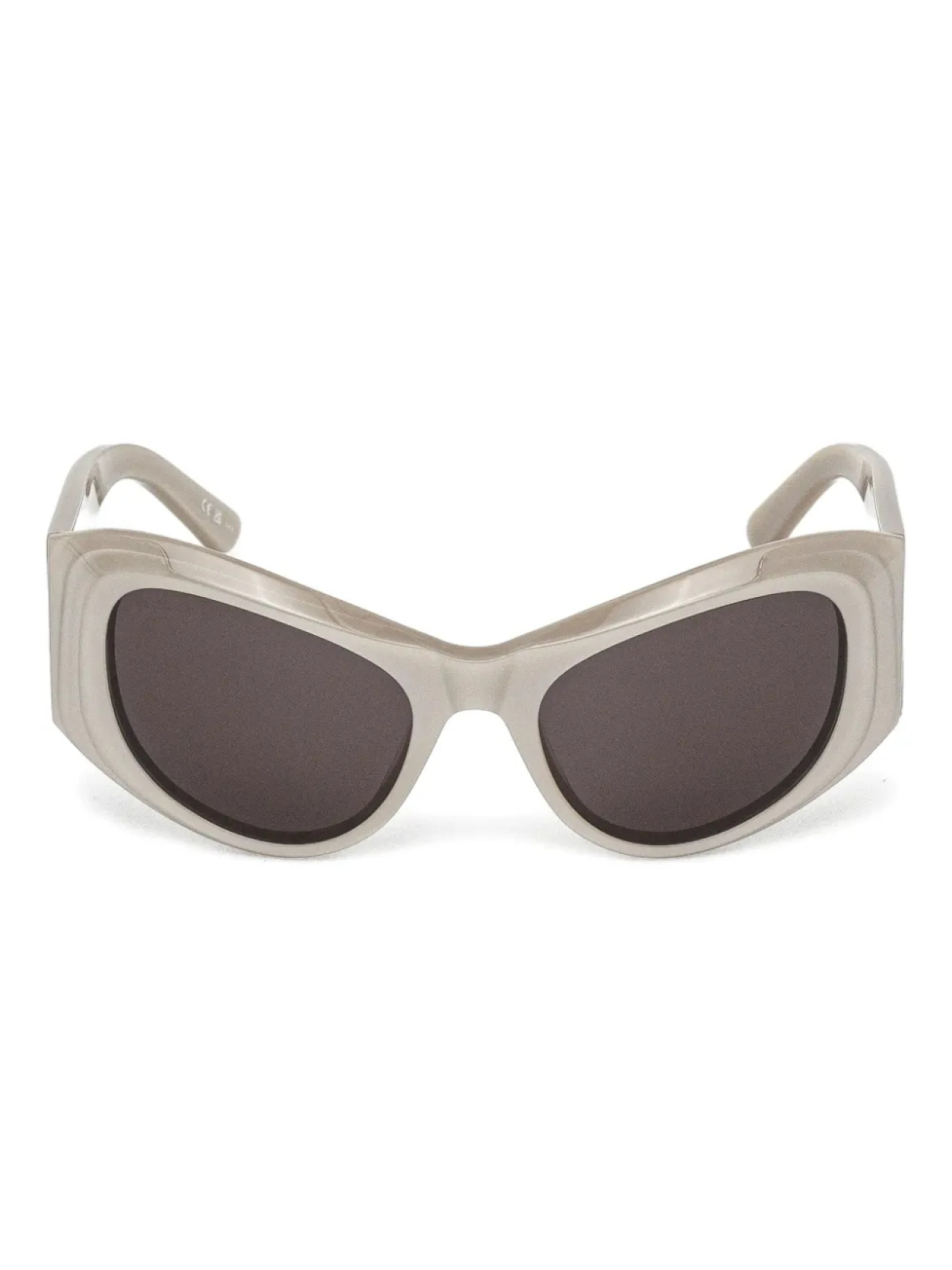 

Большие солнцезащитные очки в оправе «кошачий глаз» Balenciaga Eyewear, серый
