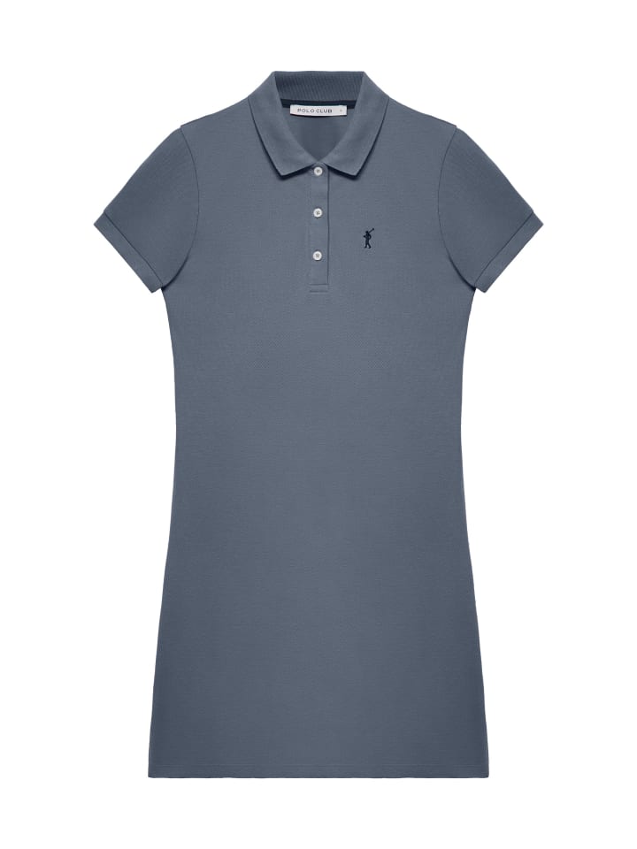 

Длинное платье Polo Club er, цвет blau denim