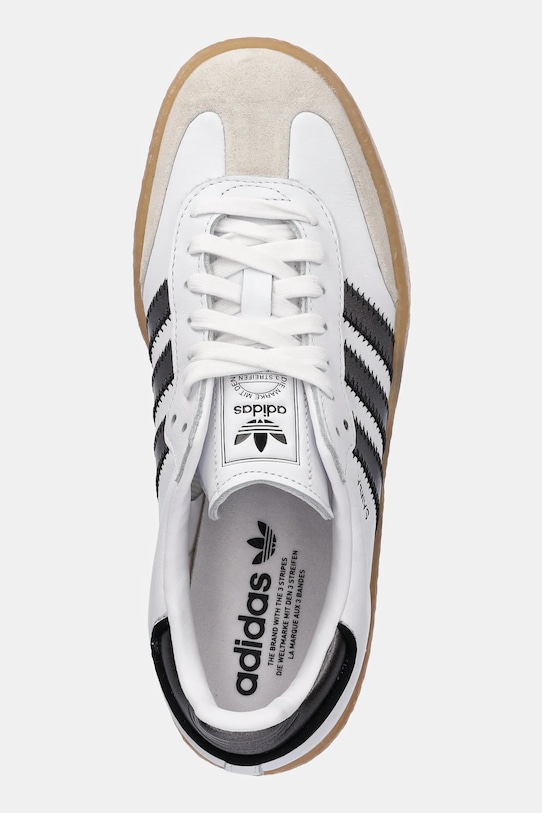 Кроссовки из нубука Sambae Adidas Originals, белый — фото 4