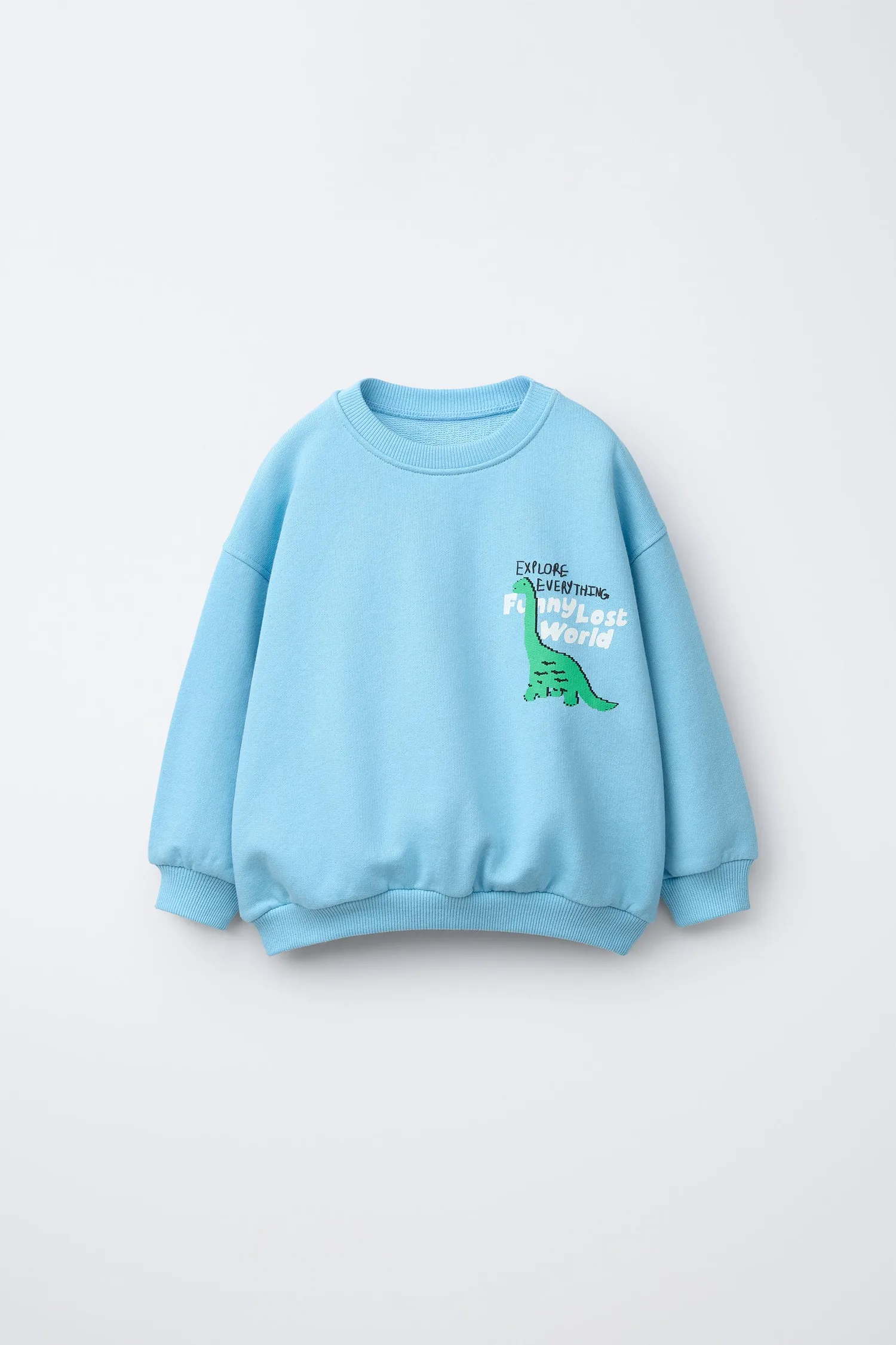 Zara Толстовка с принтом динозавров
