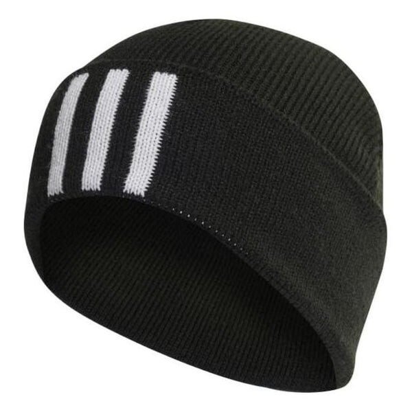 

Бейсболка 3-stripes beanie 'black white' Adidas, черный