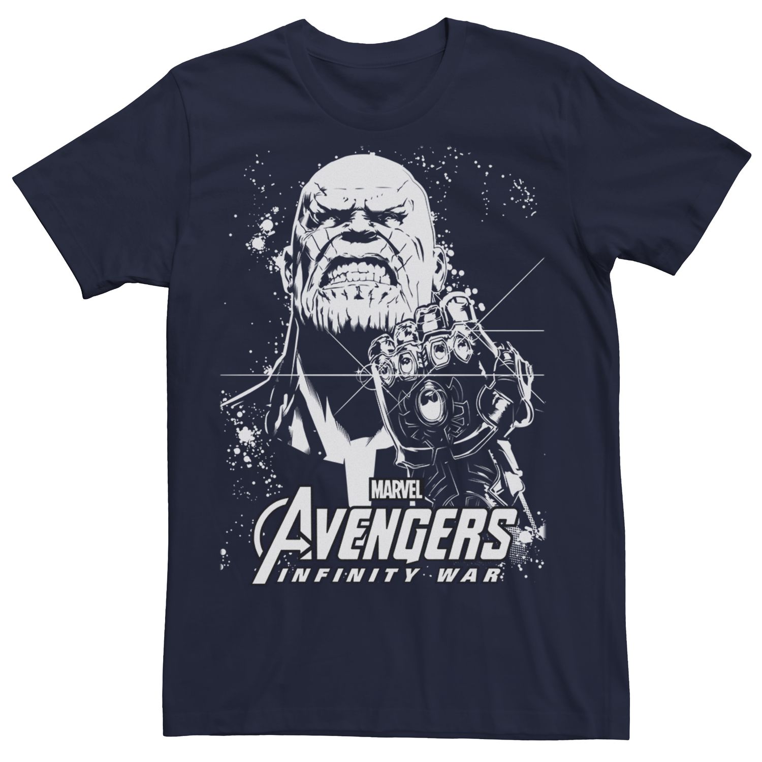 

Мужская футболка с рисунком Marvel Avengers Infinity War Thanos Ultimate Force Licensed Character