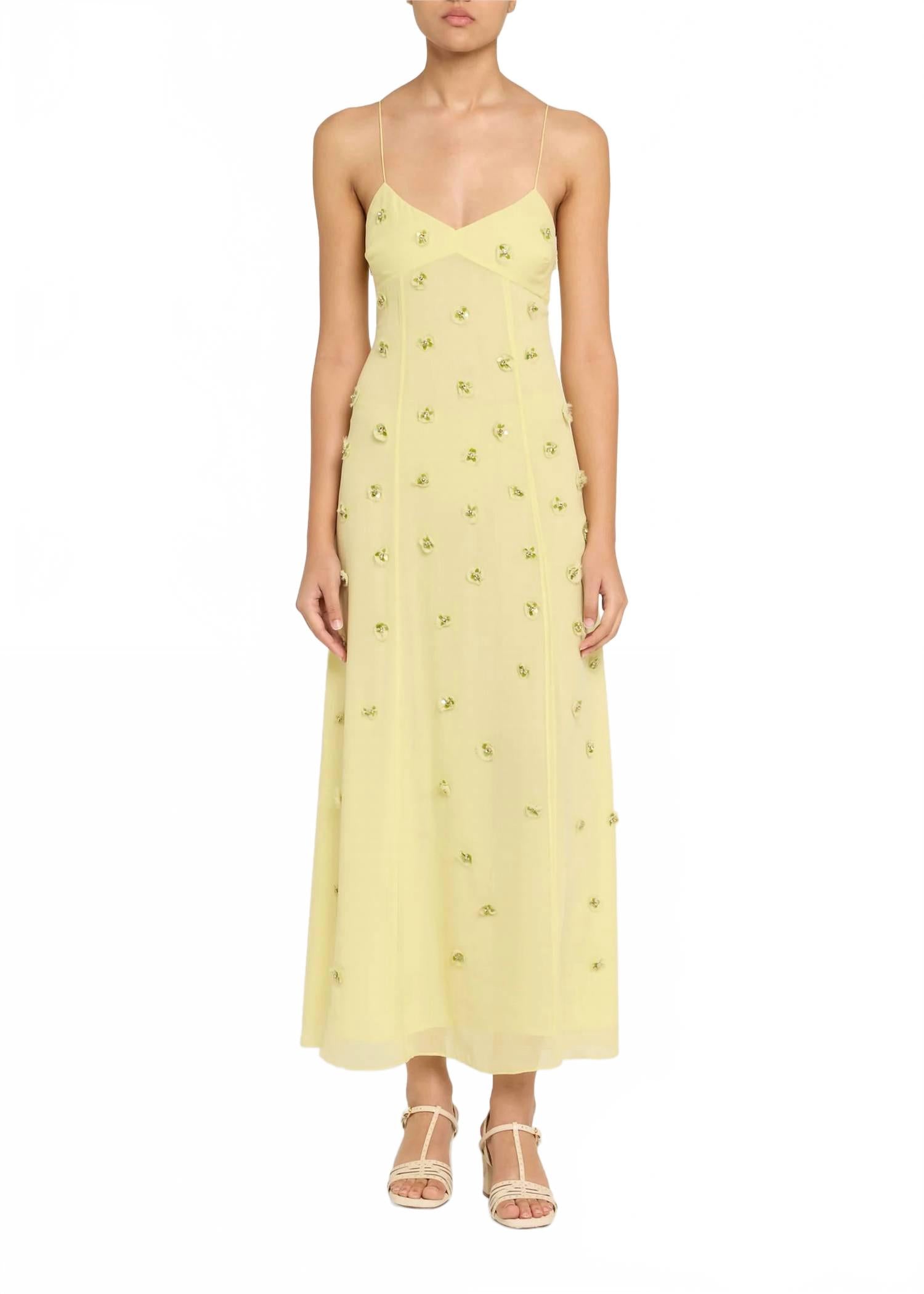 

Платье Eve в цвете цитрон Ulla Johnson, Citron