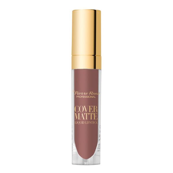 

Матовая жидкая помада 05 розово-коричневый, 5 мл Pierre René Professional Cover matte liquid, цвет 05 rosy brown