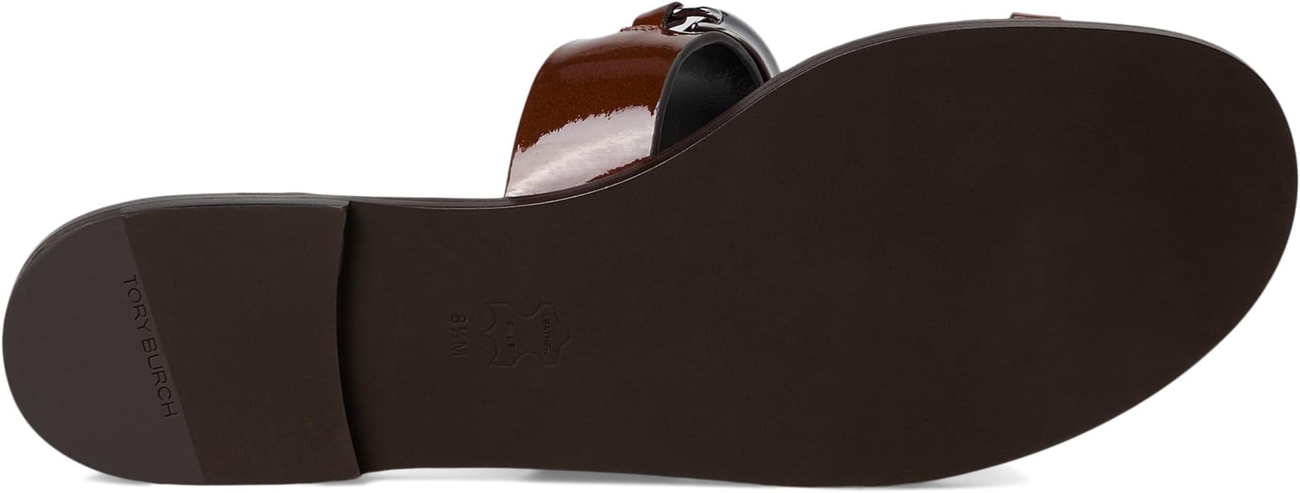 Сандалии Tory Burch Jessa Two Band Sandals, цвет Russet Brown — фото 3