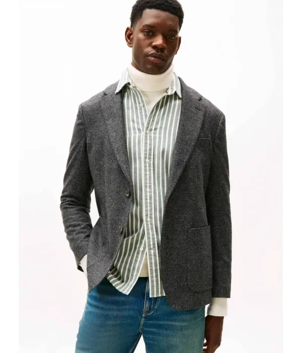 Dc DONEGAL Элегантная шерстяная куртка regular fit Tommy Hilfiger, серый