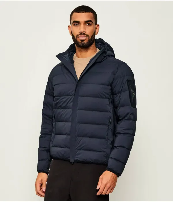 Пуховая куртка OW_Riplite JT HD regular fit Boss Green, темно-синий