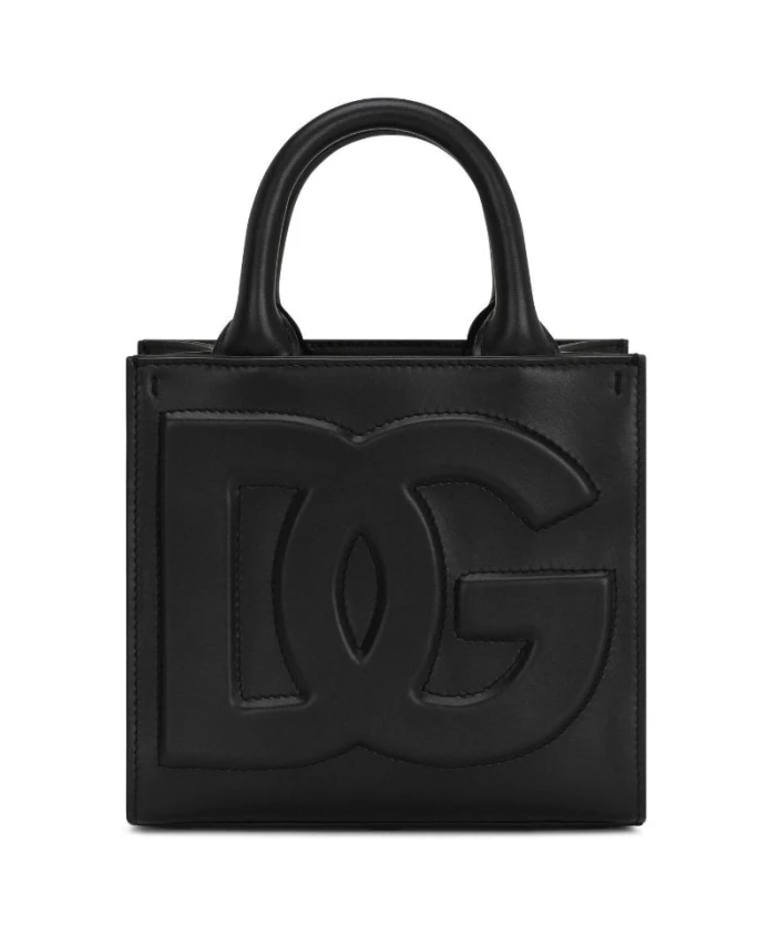 

Кожаная сумка тоут на каждый день Dolce & Gabbana, черный