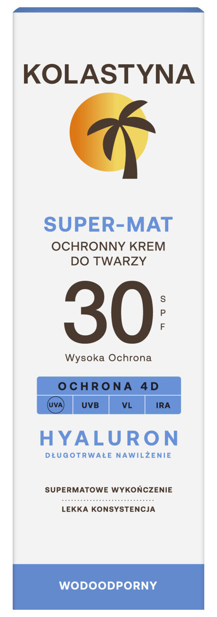 

Kolastyna, Солнцезащитный крем 50+ (Очень высокая защита) Spf30, 50 мл