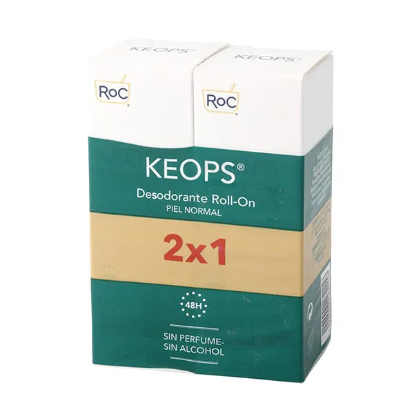 

Шариковый дезодорант для нормальной кожи Keops Pack Desodorante Roll-On Roc, 1 UD