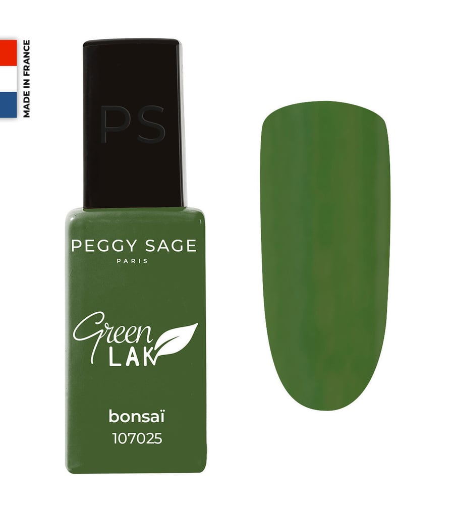 

Зеленый лак LAK Bonsaï Classic UV/LED 10 мл Peggy Sage