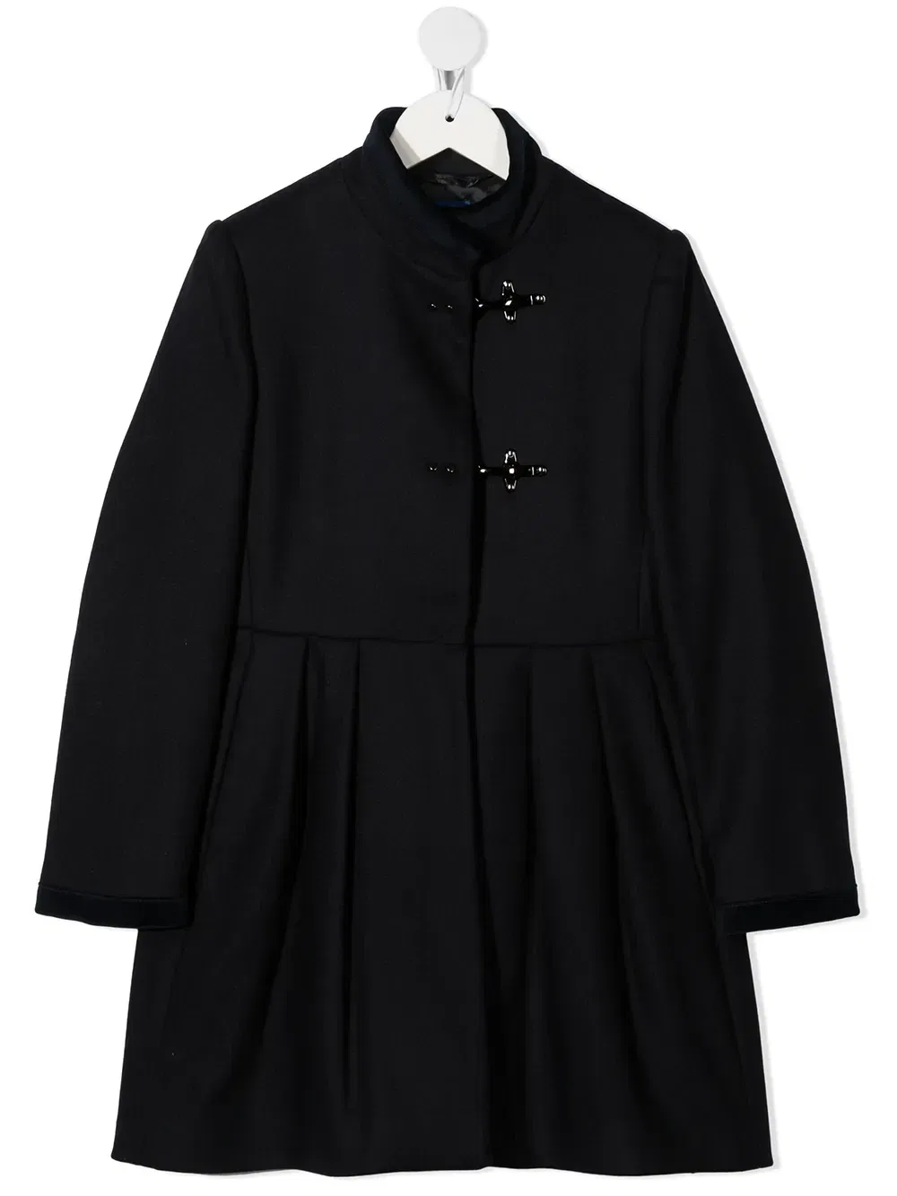 Пальто с плиссировкой Fay Kids, синий