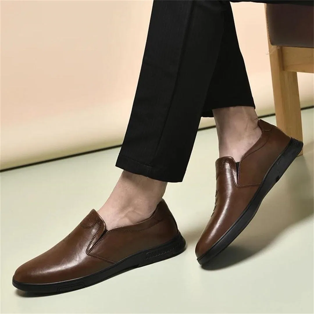 Лоферы кожаные Loafers Black — фото 4