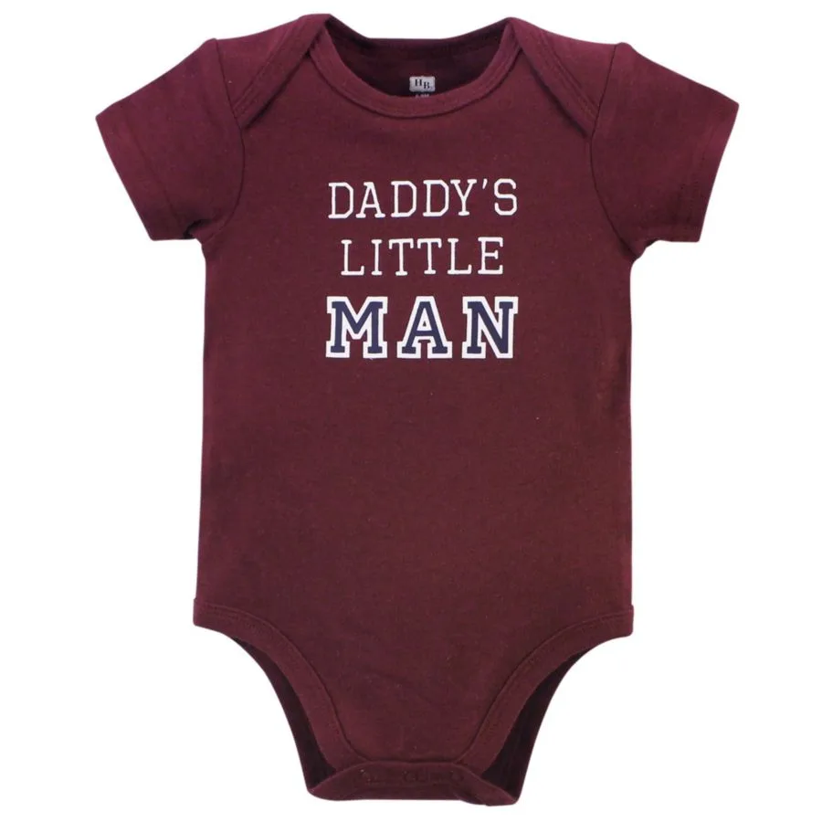 Комплект из трех хлопковых боди Hudson Baby, Boy Daddy — фото 3