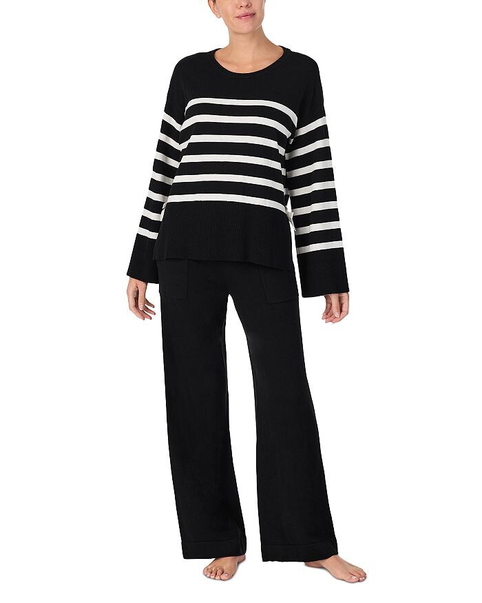 

Kate Spade New York Пижамный комплект в полоску Mariner, черный