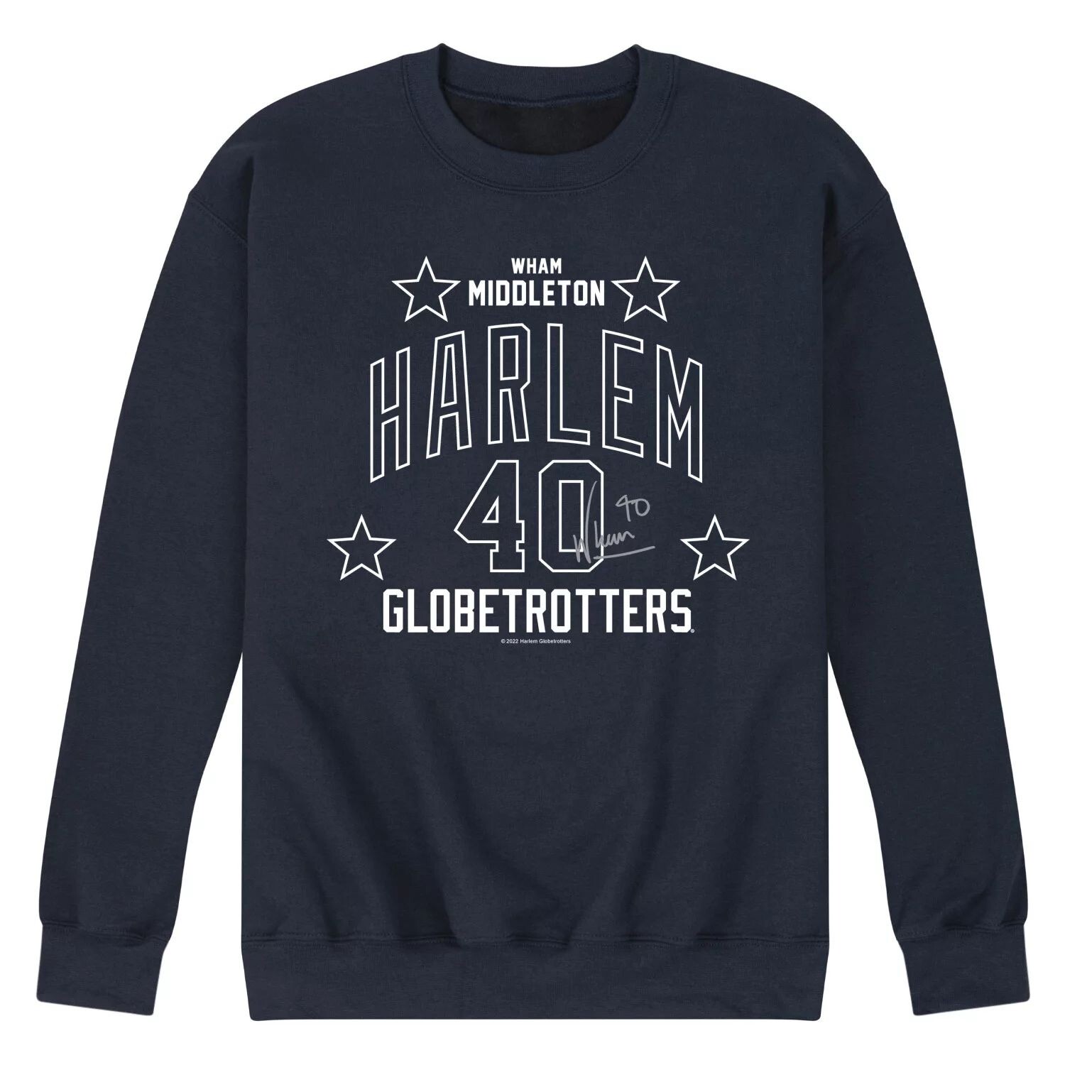 

Мужская толстовка Harlem Globetrotters Wham Middleton 40 Licensed Character