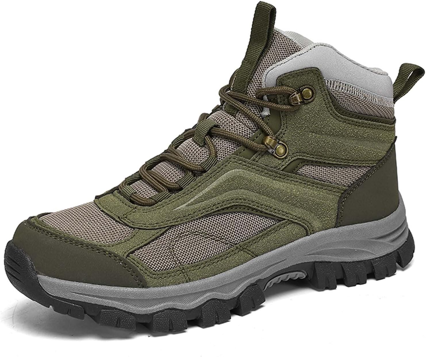 

Мужские вседорожные походные ботинки для исследования дикой природы, кемпинга, треккинга и активного отдыха на открытом воздухе Generic, зеленый