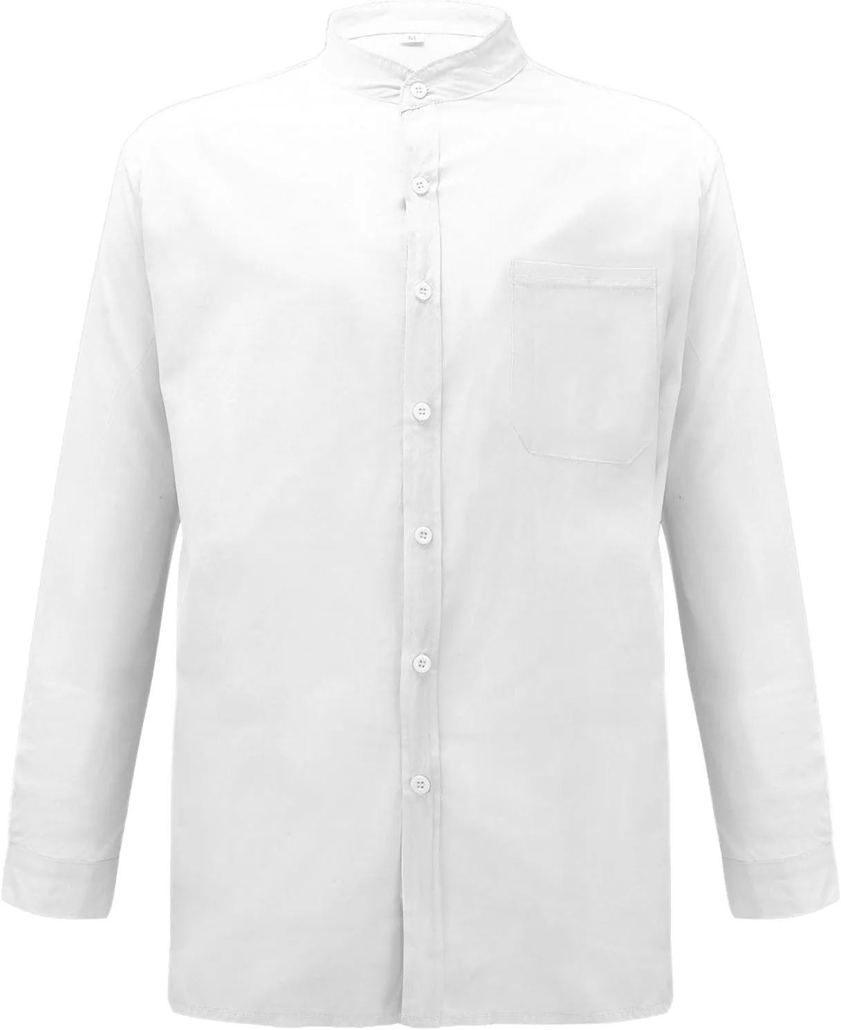 

Мужская повседневная рубашка с длинным рукавом на пуговицах Regular Fit из хлопка и льна Kenhansion