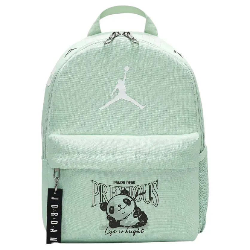 

Jordan Полиэстеровый рюкзак унисекс зеленый, Panda 4