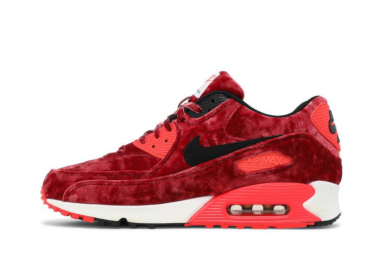 Кроссовки Nike Air Max 90 Anniversary 'Velvet', красный — фото 4