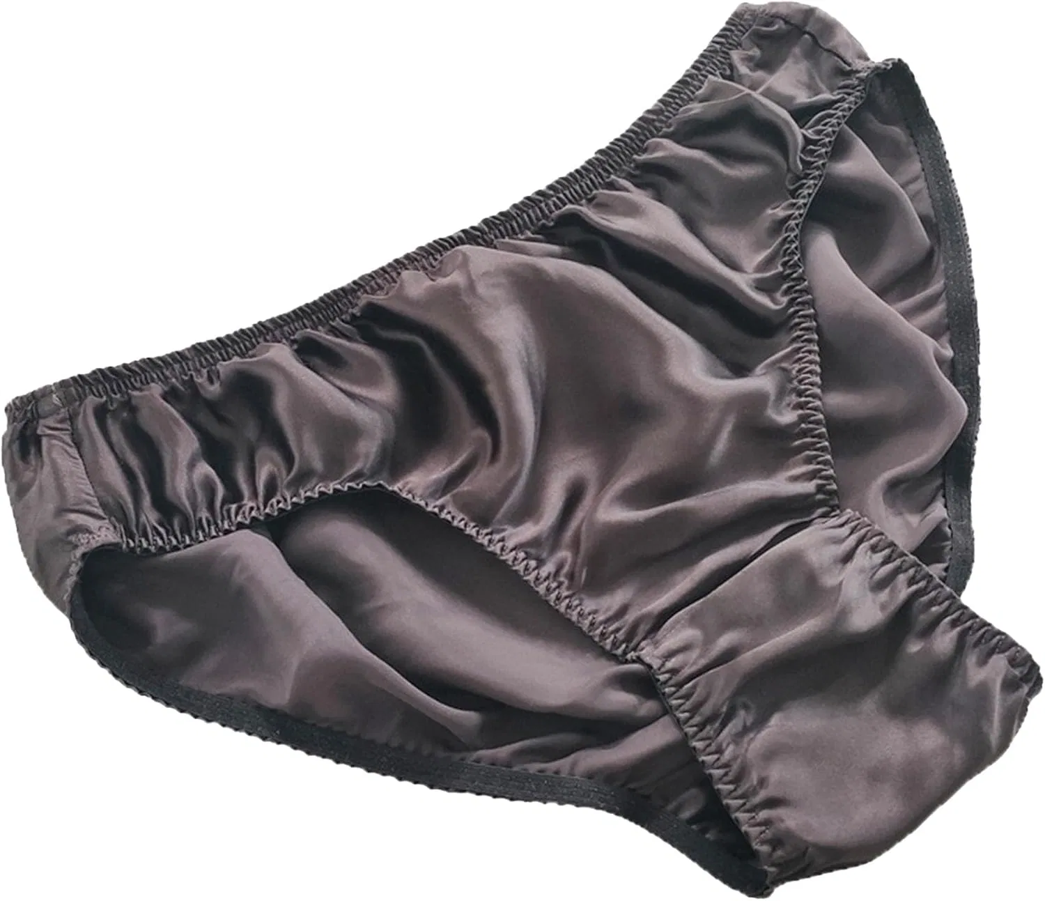Брифы, мягкие, Men's Silk, серый