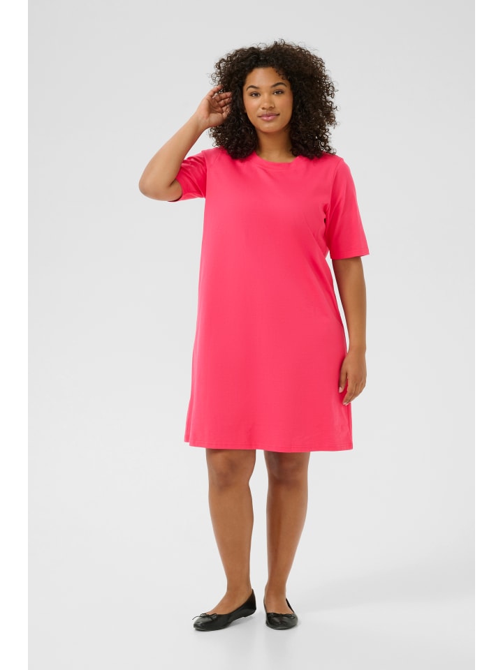 

Платье KCjuly, свободного кроя, малинового цвета KAFFE curve