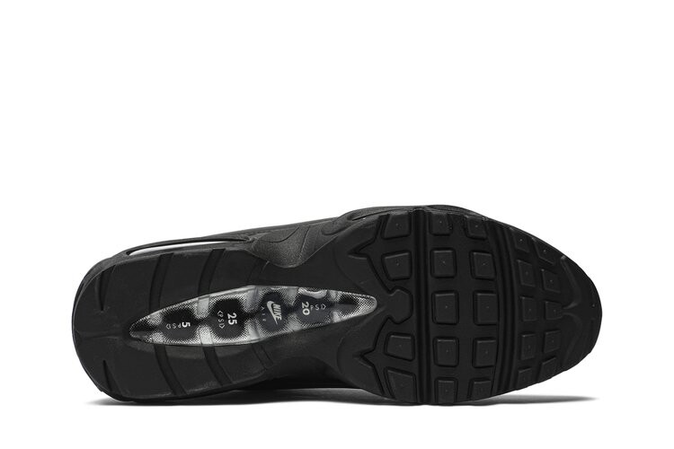 Кроссовки Nike Supreme x Air Max 95 Lux 'Black', черный — фото 4