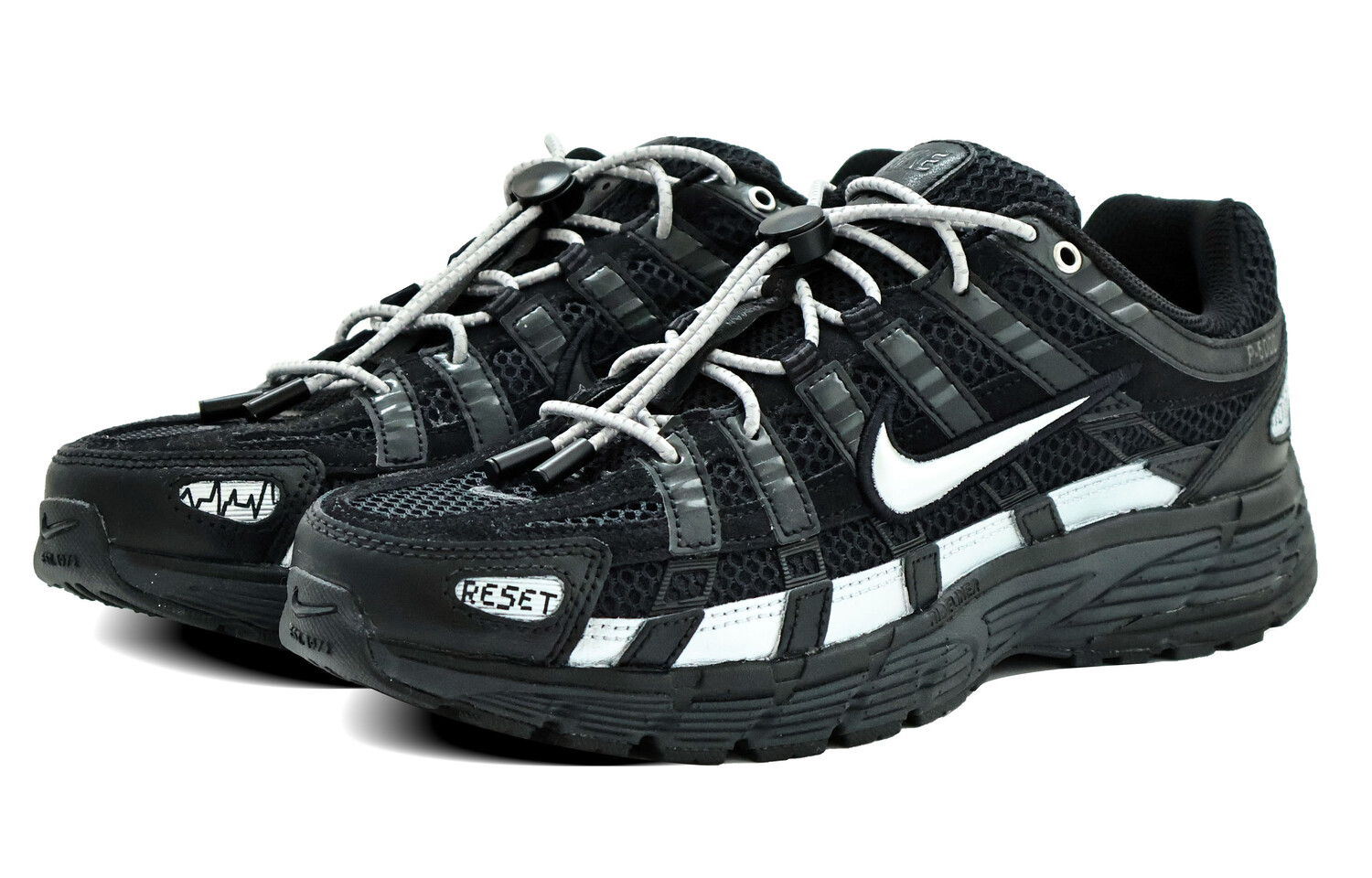 Кроссовки P-6000 унисекс с низким верхом, серебристые Nike — фото 3