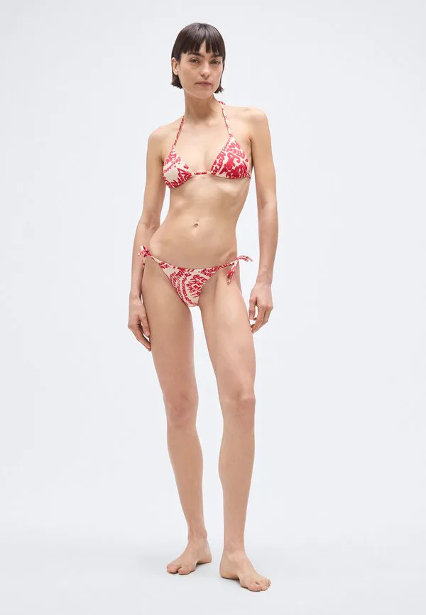 Топ от бикини в форме треугольника Dsquared2, Ivory/Fuxia — фото 2