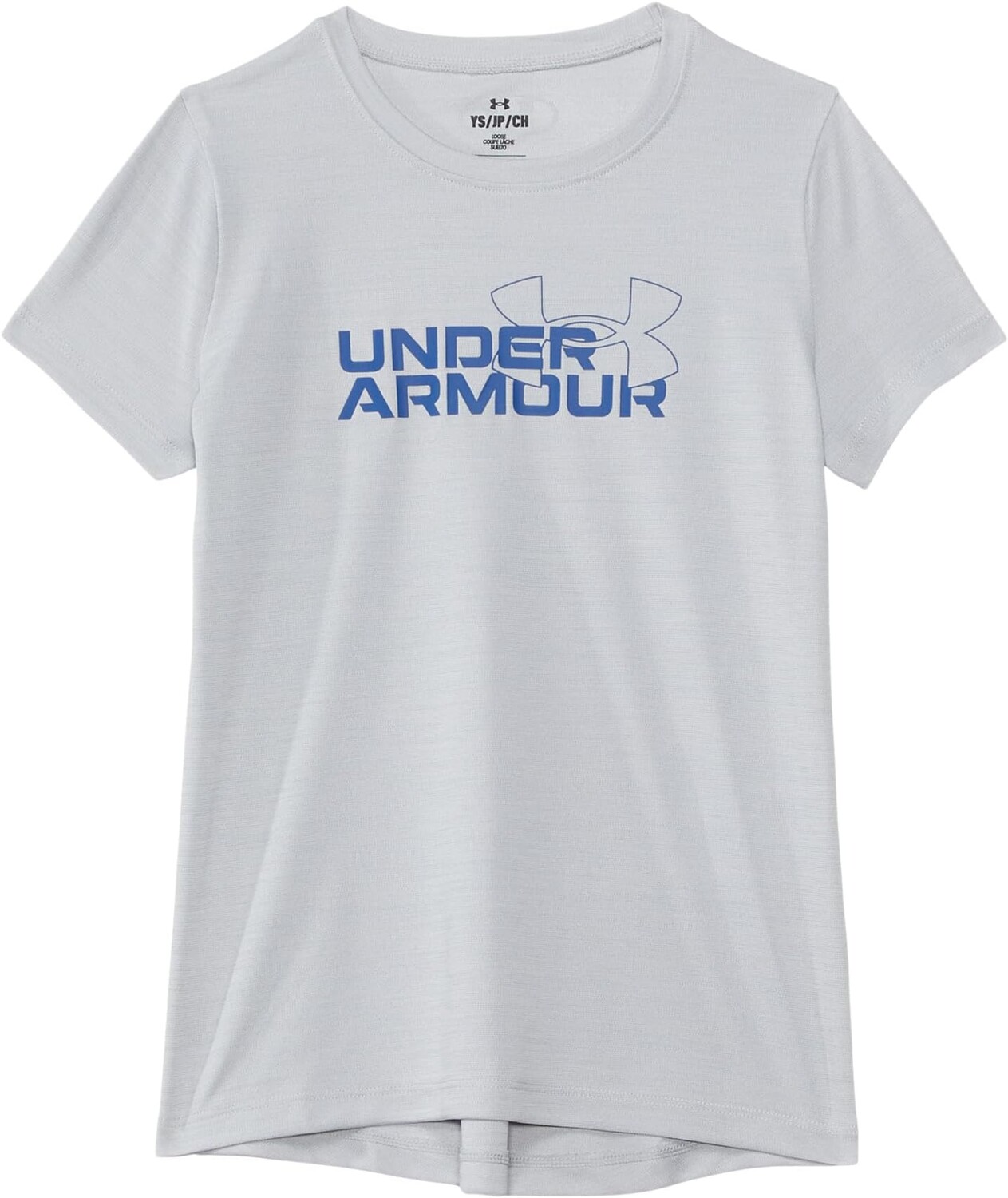 

Футболка Under Armour Kids Tech Twist Wordmark Logo Short Sleeve T-Shirt, цвет White/Tech Blue