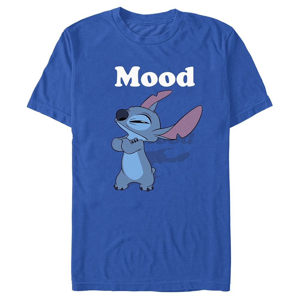

Мужская футболка с рисунком Disney's Lilo & Stitch Mood, цвет Royal