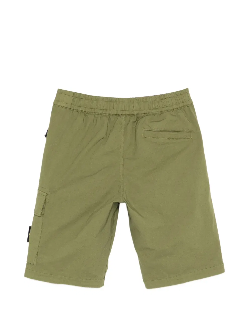 Шорты с нашивкой логотипа Stone Island Junior, зеленый — фото 2