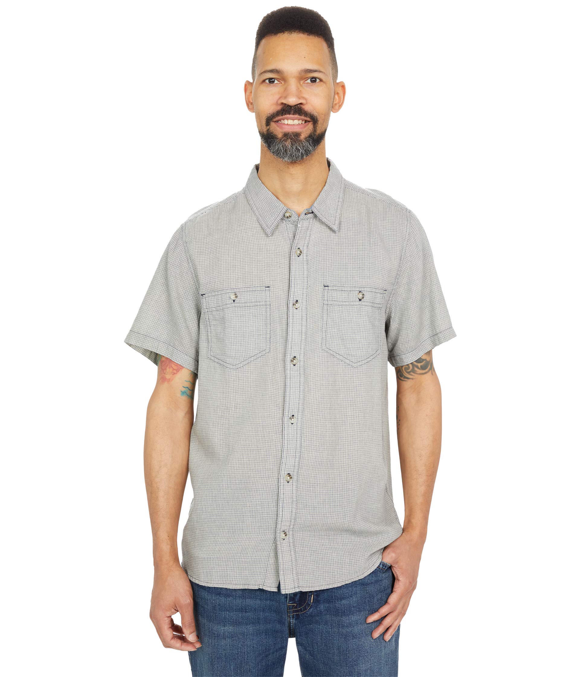 

Рубашка Toad&Co Honcho Short Sleeve Shirt, Salt II